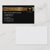 作業療法士の医学の名刺 名刺 (正面/裏面)