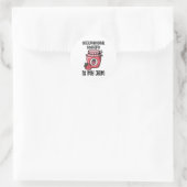 作業療法士の面白い引用 ラウンドシール (バッグ)