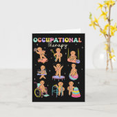 作業療法士はいつだって優しいリストに載っている カード (黄色い花)