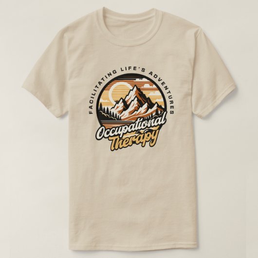 作業療法士ユーモア Tシャツ (デザイン正面)