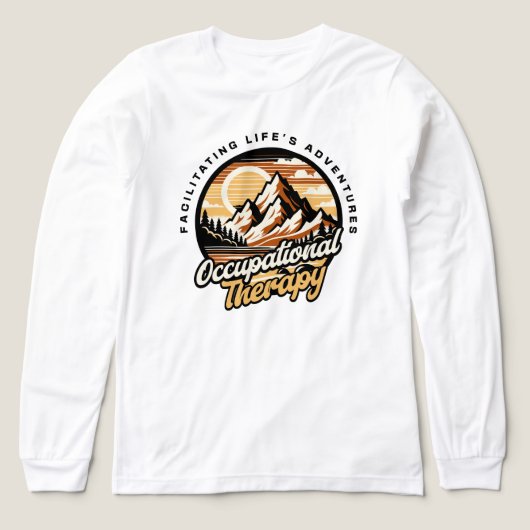作業療法士 ユーモア トライブレンドTシャツ (デザイン正面)