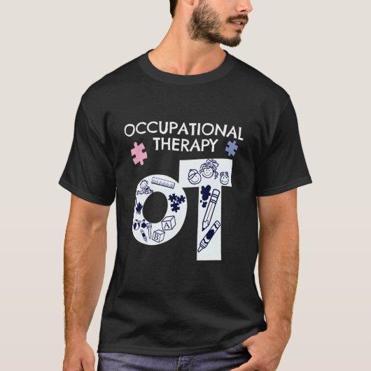 作業療法士 作業療法 OT Tシャツ (正面)