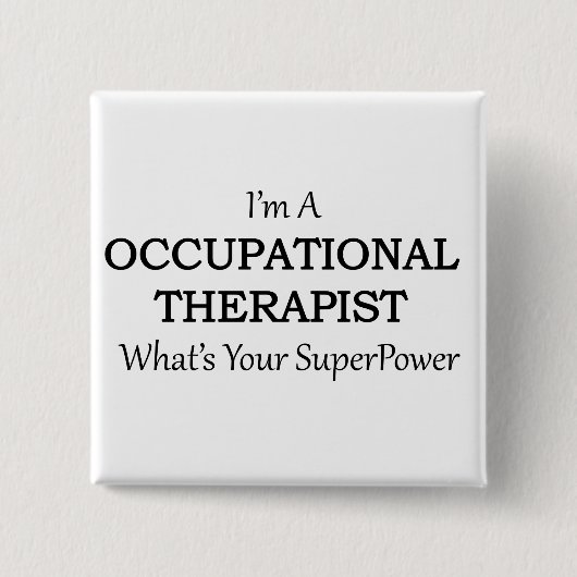 作業療法士 缶バッジ (正面)