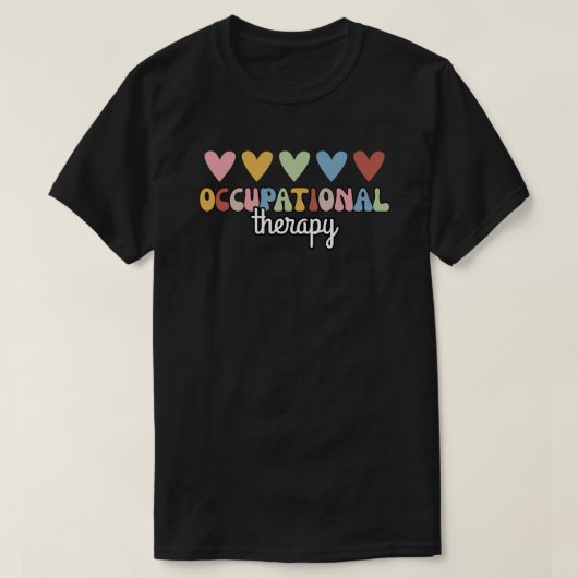 作業療法士 OT プロフェッショナル Tシャツ (デザイン正面)