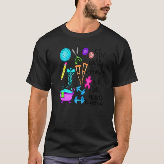 作業療法士 OT 学生 卒業 Tシャツ (正面)