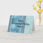 作業療法月の挨拶状 カード (黄色い花)