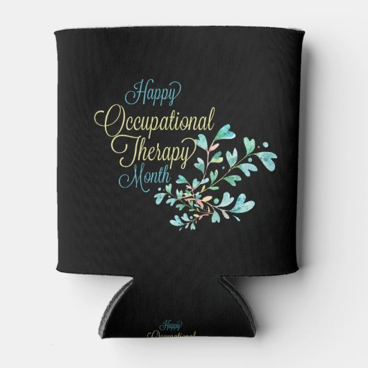 作業療法月ギフト 缶クーラー (正面)