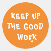 作業素晴らし先生勇気付けられるクラシックラウンドS ラウンドシール (正面)