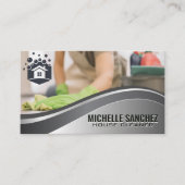 作業者のクリーニング | ホームサービス 名刺 (正面)