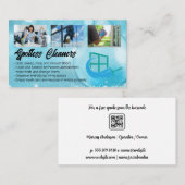 作業者の清掃 名刺 (正面/裏面)