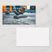 作業者の蒸気清掃カーペット 名刺 (正面/裏面)