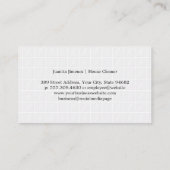 作業者クリーニングガラス 名刺 (裏面)