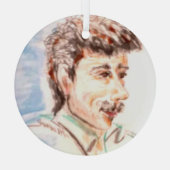 作業者マン ガラスオーナメント (裏面)