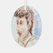 作業者マン ガラスオーナメント (正面左)