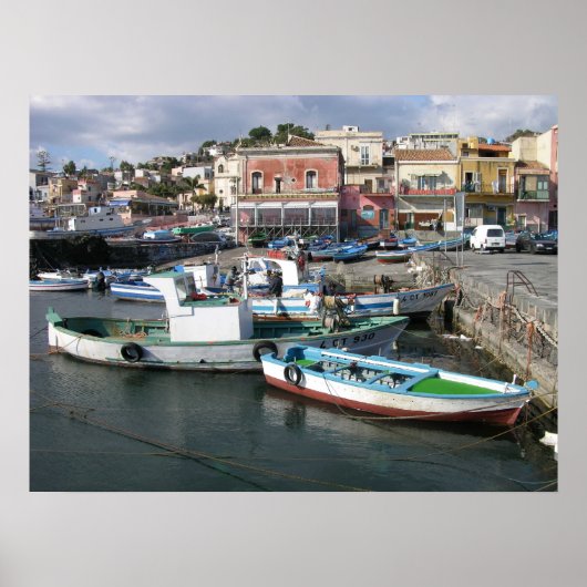 作業船 ポスター (正面)