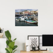 作業船 ポスター (ホームオフィス)