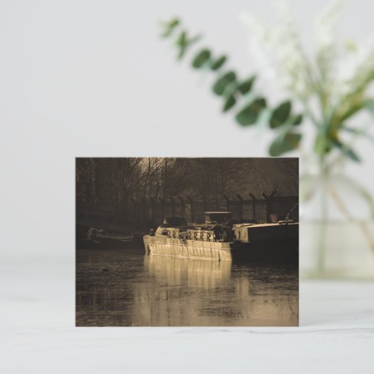 作業船 ポストカード (スタンド正面)