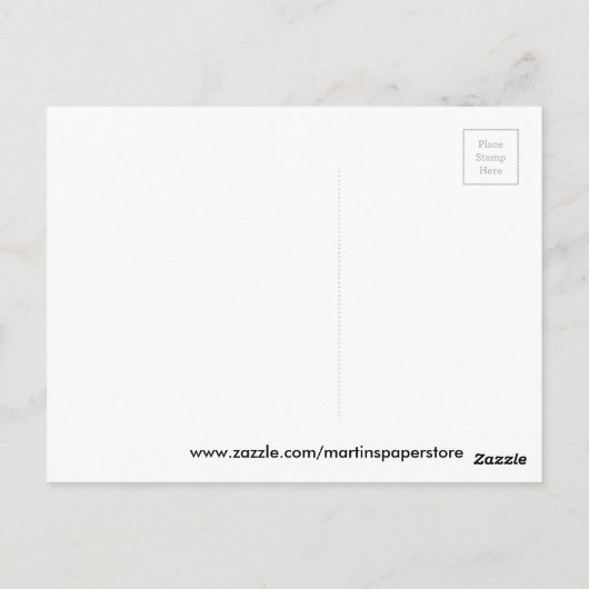 作業船 ポストカード (裏面)