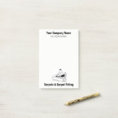 作業記おもしろい事にちらつくカーペットの漫画 ポストイット (デスク上)