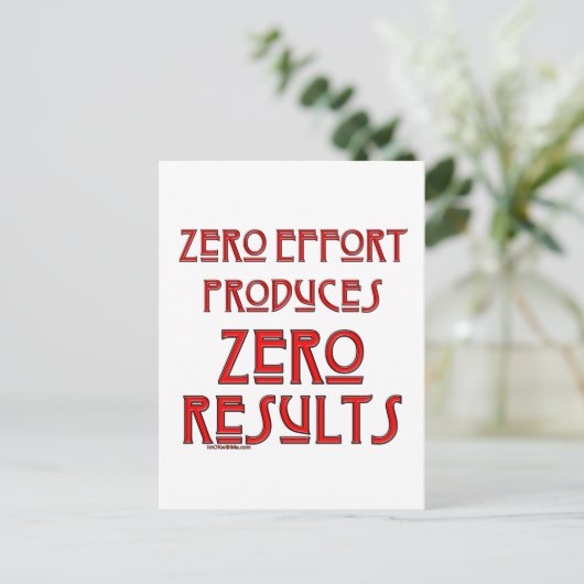 作業量ゼロ… ポストカード (スタンド正面)