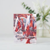 作業馬 ポストカード (スタンド正面)