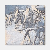 作業馬 マグネット (正面)