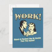 作業:表示されるサイズより小さい ポストカード (正面/裏面)