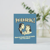 作業:表示されるサイズより小さい ポストカード (スタンド正面)