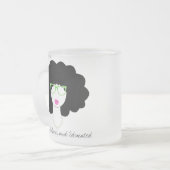作業B.A.E. Frosted Mug (Pink & Green Edition) フロストグラスマグカップ (正面左)