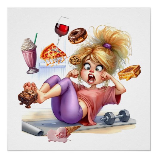 作業IT -エクササイズ ポスター (正面)