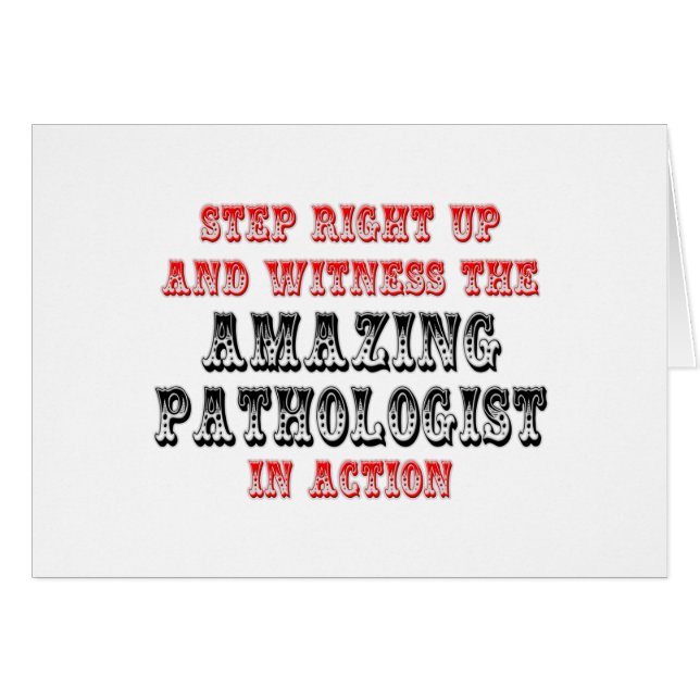 作用中の驚くべき病理医 (正面横)