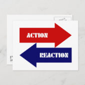 作用反応 ポストカード (正面/裏面)