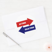 作用反応 ラウンドシール (封筒)