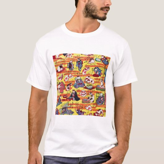 作者不詳ネコ、作家不明 Tシャツ (正面)