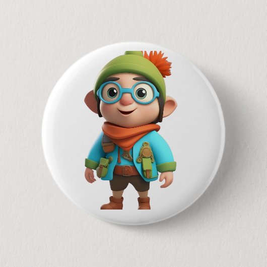 使いやすい機能:汎用性の高いボタン 缶バッジ (正面)