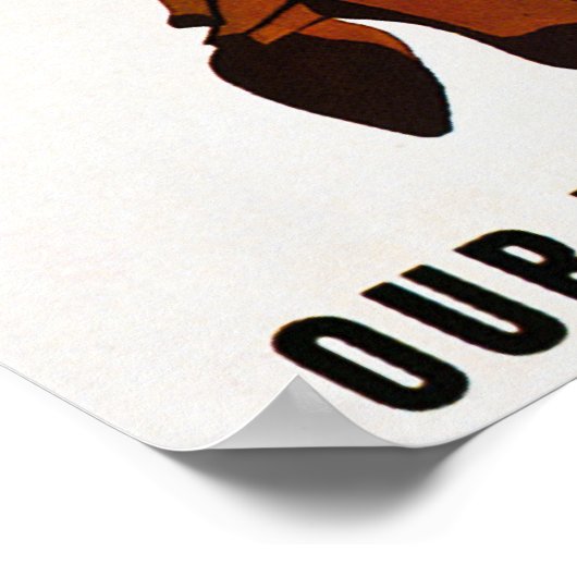 使い切る – 衣服する – 行う！ヴィンテージ第2次世界大戦 ポスター (角)