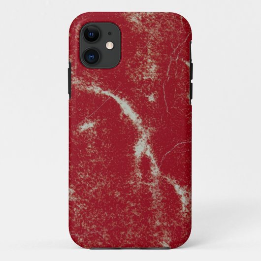使い古した赤 Case-Mate iPhoneケース (裏面)