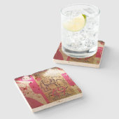 使い古しのコースター ストーンコースター (横)