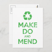 使い古しを直して使う ポストカード (正面/裏面)