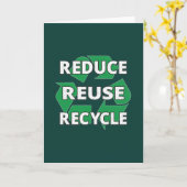 使い回し 再利用 リサイクル 地球の日 毎日ヴィンテージ カード (黄色い花)