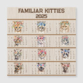 使い慣れた猫ちゃん2025磁気カード (正面)