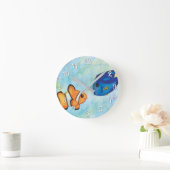 使い慣れた顔 ラウンド壁時計 (ホーム)