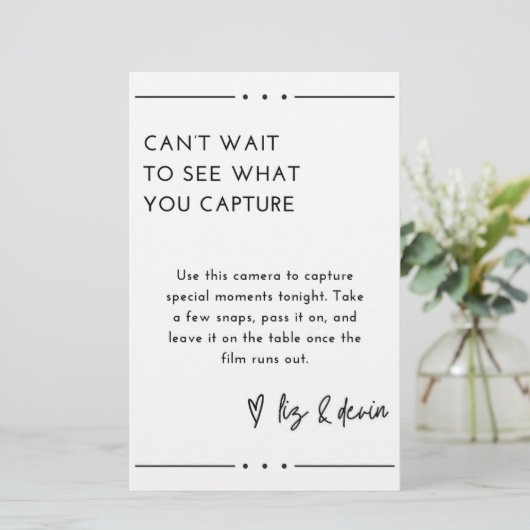 使い捨てカメラテーブル記号 便箋