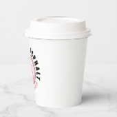 使い捨てコーヒーカップ+ふたセット 紙コップ (左)