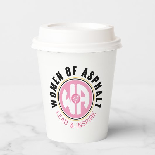 使い捨てコーヒーカップ+ふたセット 紙コップ (正面)