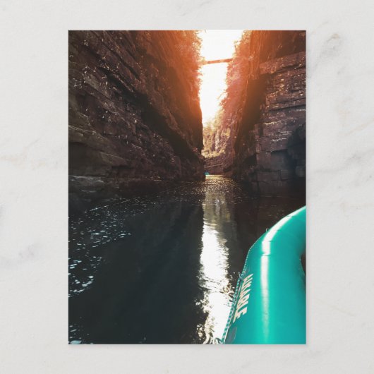 使い捨てシャムラフティング ポストカード (正面)