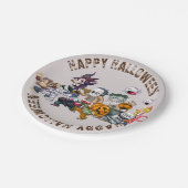 使い捨てハロウィーン紙プレート ペーパープレート (アングル)