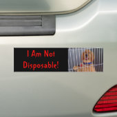 使い捨て可能 バンパーステッカー (車上)