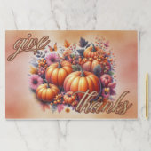 使い捨て感謝祭紙ランチョンマット ペーパーパッド (インサイチュ)