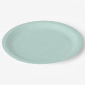 使い捨て美しい新鮮なミントグリーン ペーパープレート (アングル)